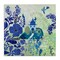 Stupell Industries Whimsical Blue Garden Canvas Design by Kay Widdowson